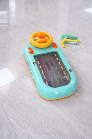 Kids Steering Wheel Racing Game Toy | Interactive Car Driving Simulation Toy for Children