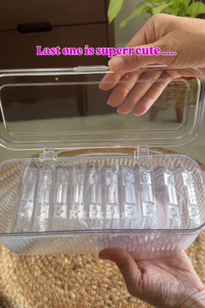 Transparent  Storage Box – Easy Release Ice Maker Container